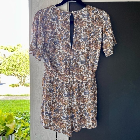 LOFT BEACH PAISLEY TIE FRONT ROMPER - Picture 6 of 6